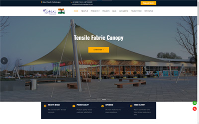 Tensile fabric structure